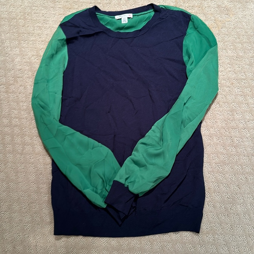 Navy/ green Phillip Limited for Target sweater